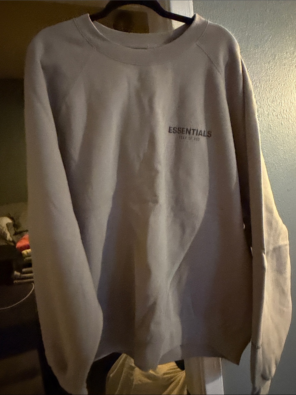 ESSENTIALS Men’s Taupe-Beige Crewneck Sweatshirt